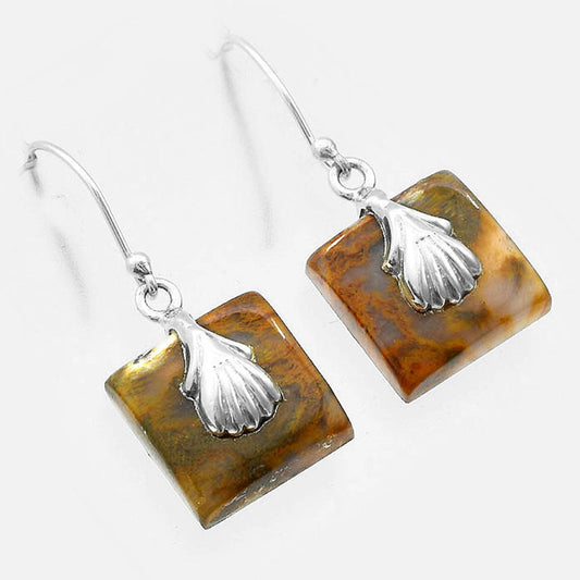 Natural Sandalwood Earrings E-1137 SDE86516