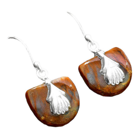 Natural Sandalwood Earrings E-1137 SDE86522