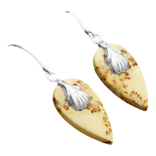 Natural Maligano Jasper - Indonesia Earrings E-1137 SDE86523