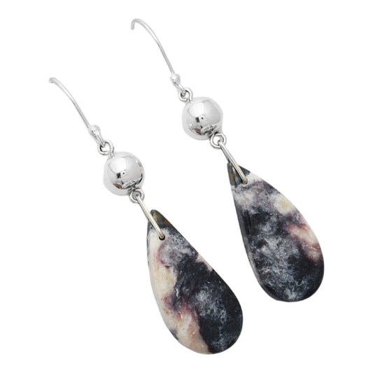 Natural Indian Blanket Jasper Earrings E-1031 SDE86541