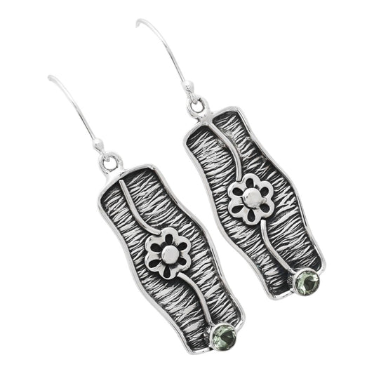 Prasiolite (Green Amethyst) - Brazil Earrings E-1179 SDE86573