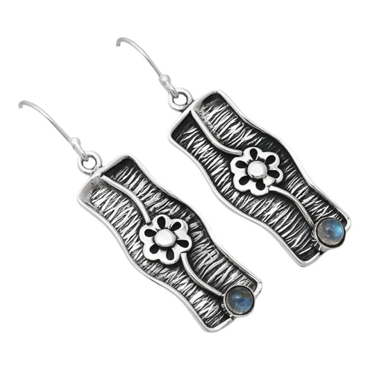 Blue Labradorite - Madagascar Earrings E-1179 SDE86581