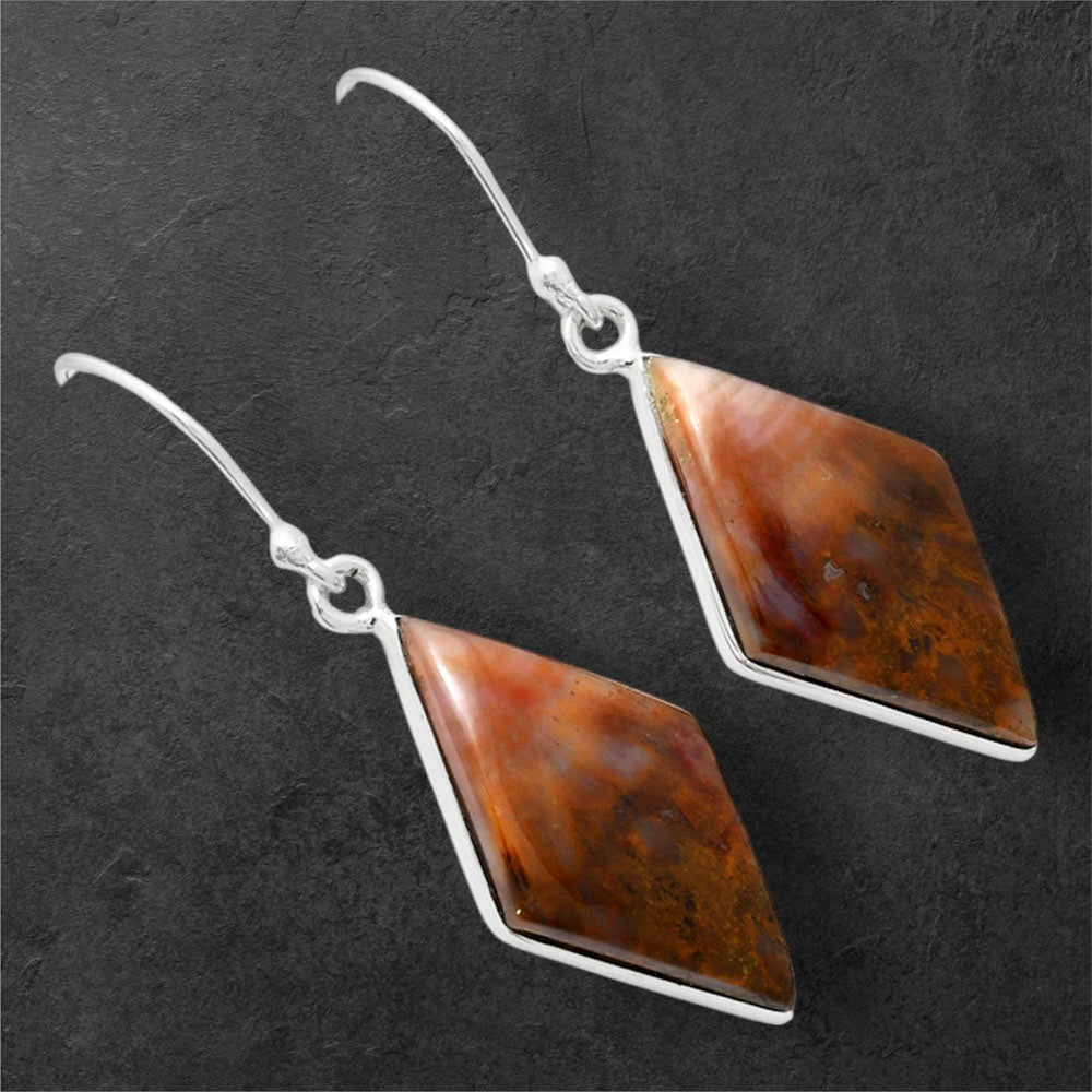 Natural Sandalwood Earrings E-1001 SDE86629