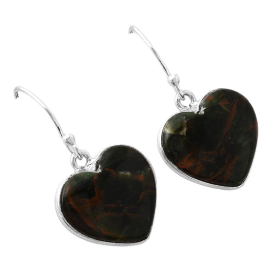 Turkish Rainforest Chrysocolla Earrings E-1022 SDE86756