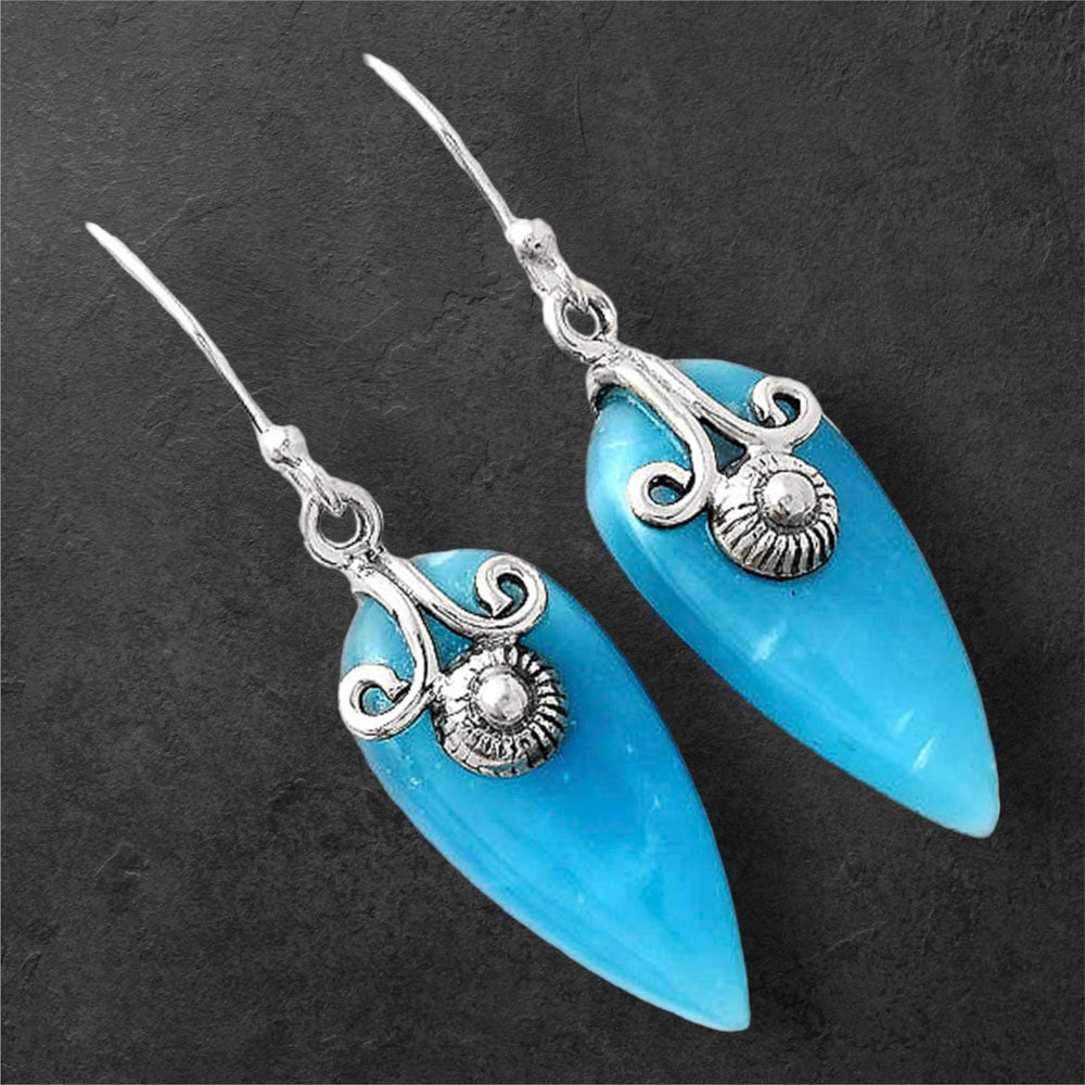Natural Smithsonite Earrings E-1137 SDE86834