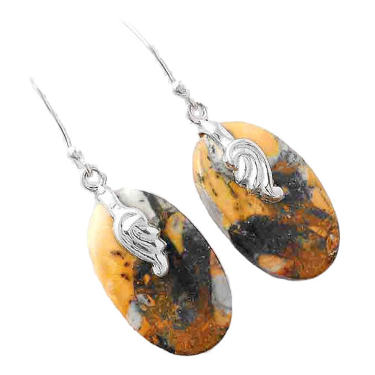 Natural Maligano Jasper - Indonesia Earrings E-1137 SDE86844