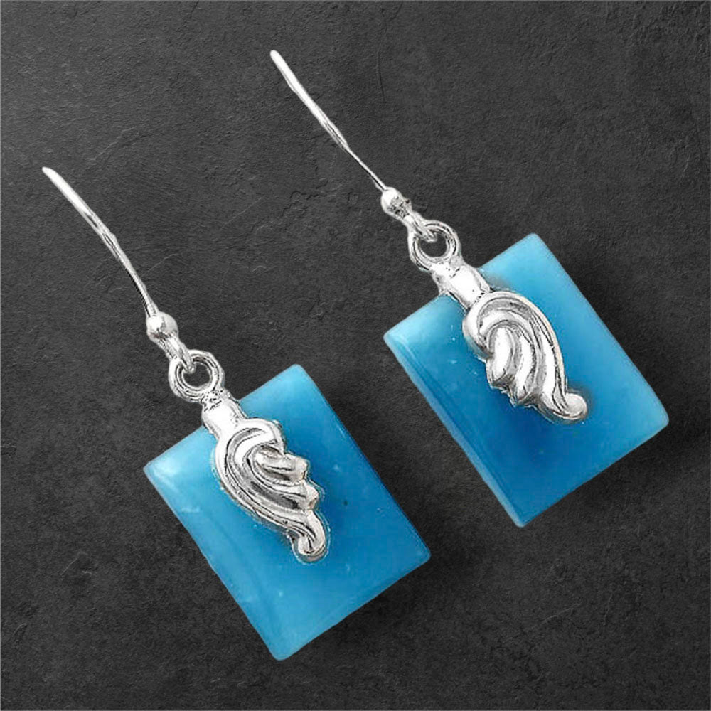 Natural Smithsonite Earrings E-1137 SDE86853