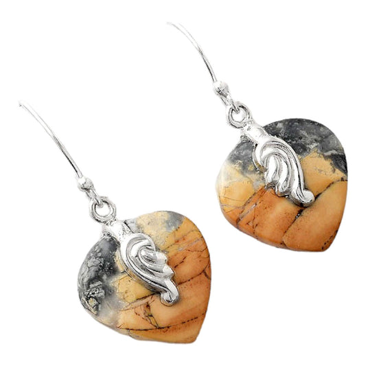 Natural Maligano Jasper - Indonesia Earrings E-1137 SDE86862