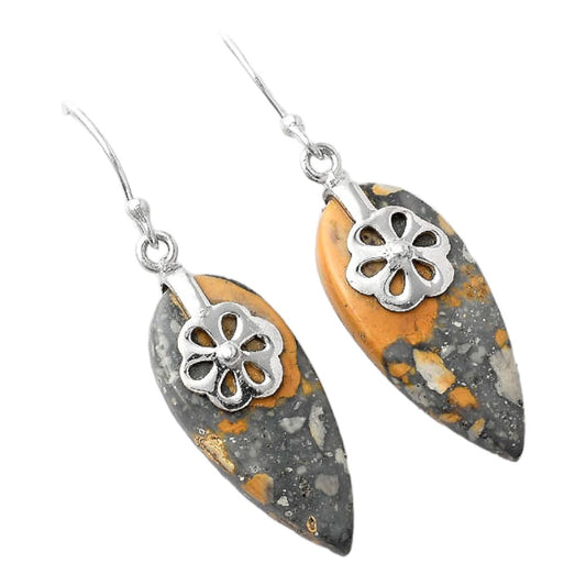 Natural Maligano Jasper - Indonesia Earrings E-1137 SDE86883