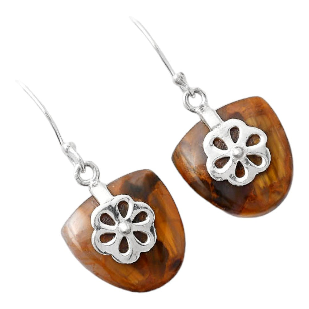Natural Pietersite - Namibia Earrings E-1137 SDE86884