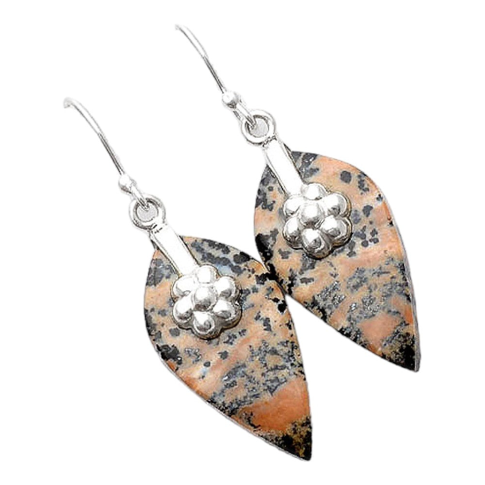 Natural Russian Honey Dendrite Opal Earrings E-1137 SDE86905
