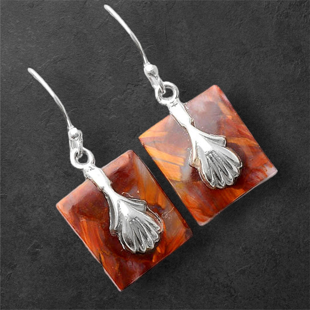 Natural Pietersite - Namibia Earrings E-1137 SDE86965