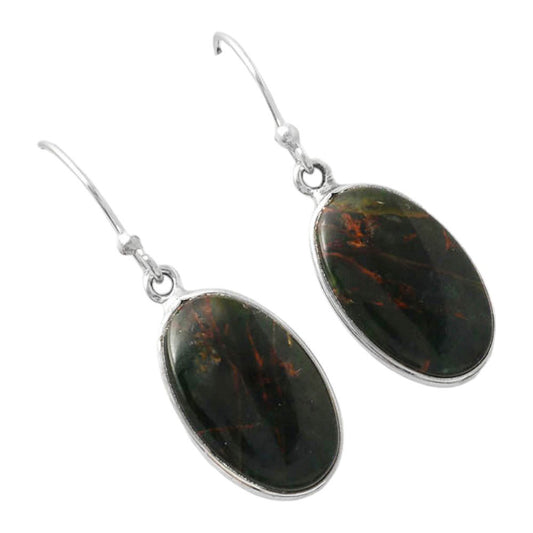 Turkish Rainforest Chrysocolla Earrings E-1001 SDE86987