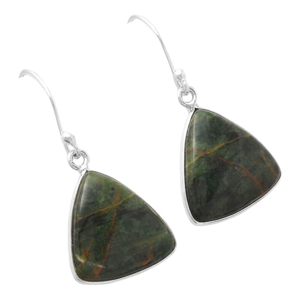 Turkish Rainforest Chrysocolla Earrings E-1001 SDE87008