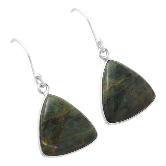 Turkish Rainforest Chrysocolla Earrings E-1001 SDE87008