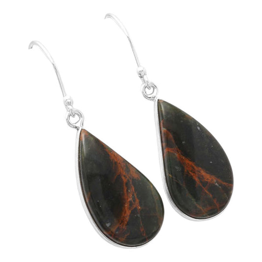 Turkish Rainforest Chrysocolla Earrings E-1001 SDE87010