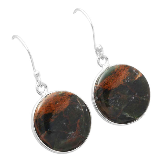 Turkish Rainforest Chrysocolla Earrings E-1001 SDE87013