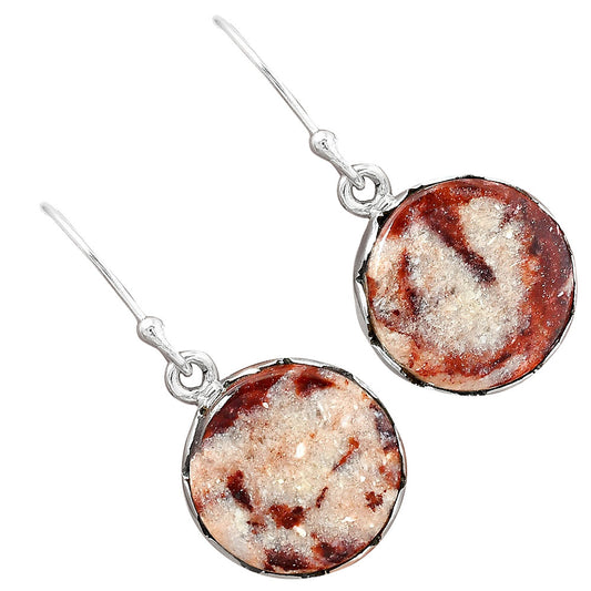 Natural Indian Blanket Jasper Earrings E-1113 SDE87411