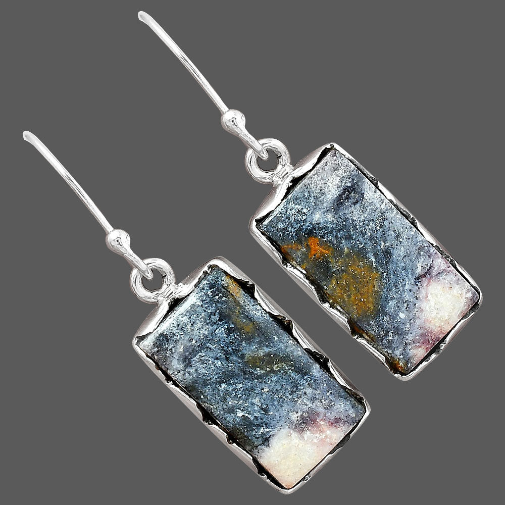 Natural Indian Blanket Jasper Earrings E-1113 SDE87425
