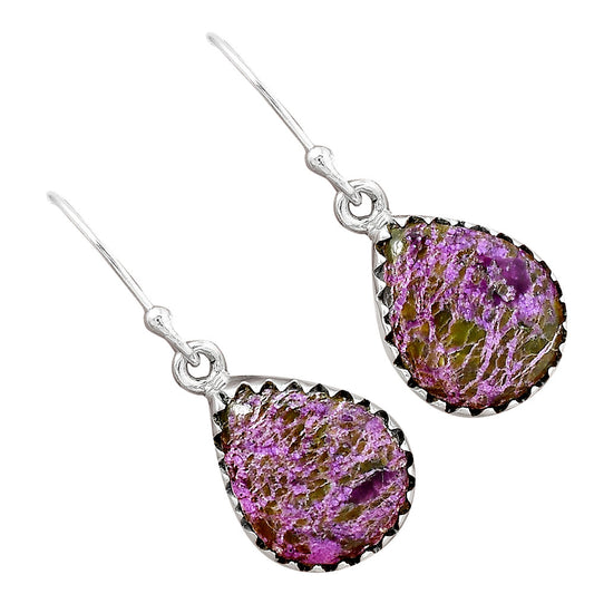 Natural Purpurite - South Africa Earrings E-1113 SDE87472