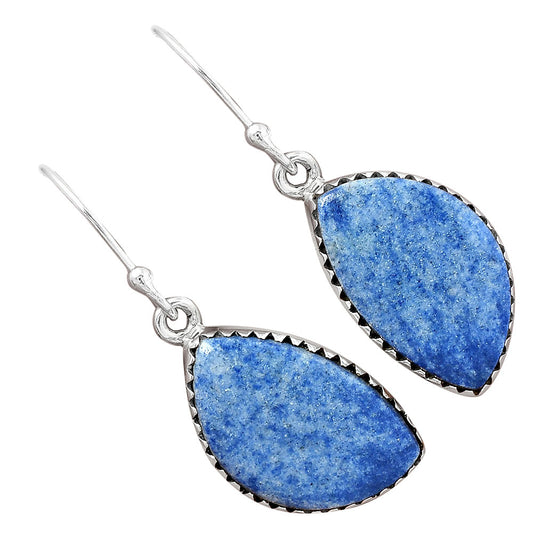 Natural Dumortierite Quartz Earrings E-1113 SDE87484
