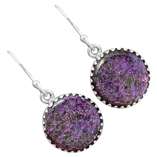 Natural Purpurite - South Africa Earrings E-1113 SDE87505