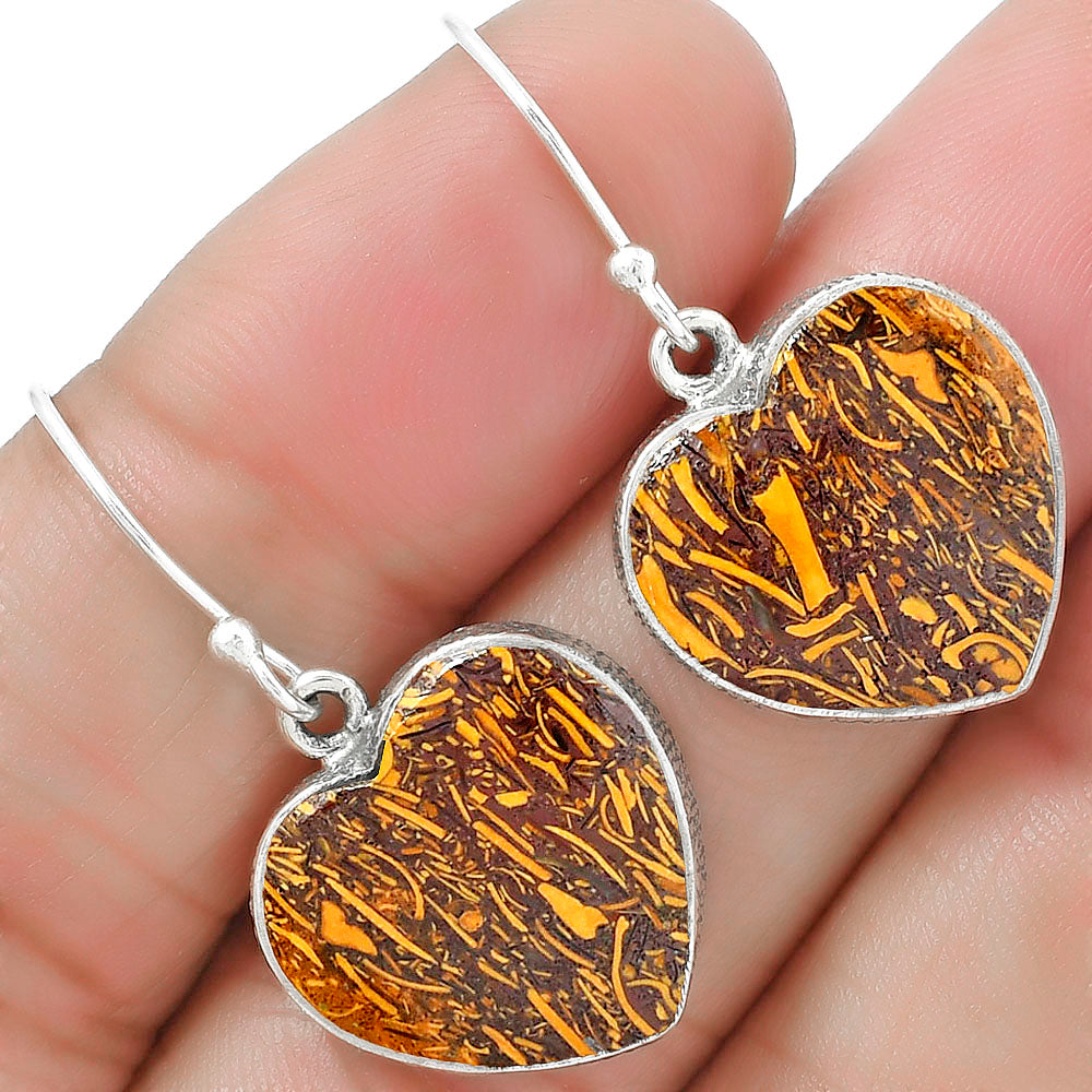 Coquina Fossil Jasper - India Earrings E-1022 SDE87627