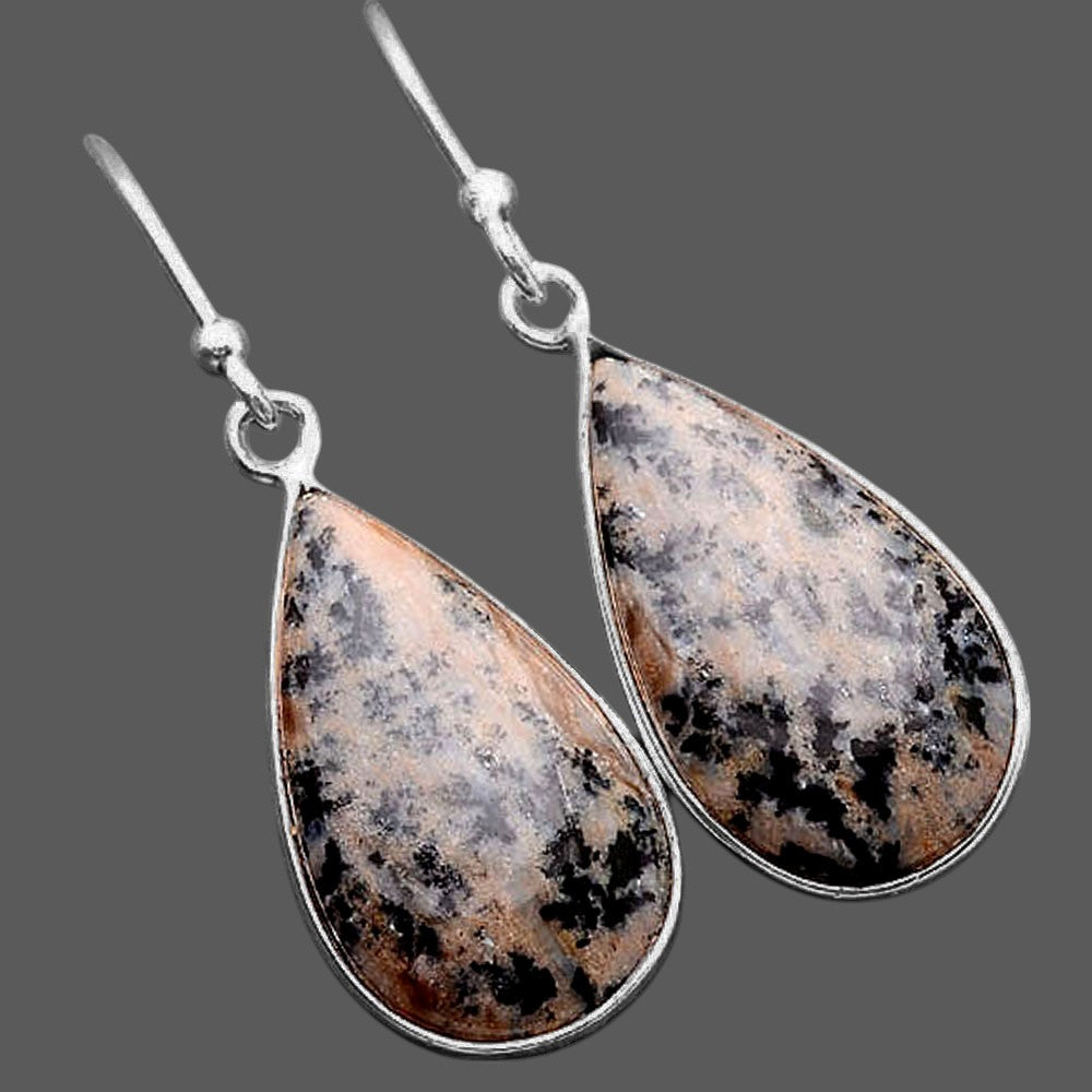 Russian Honey Dendrite Opal Earrings E-1001 SDE87717