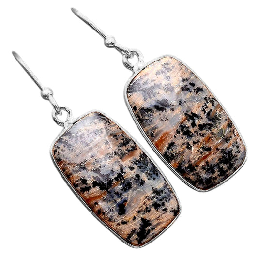 Russian Honey Dendrite Opal Earrings E-1001 SDE87718