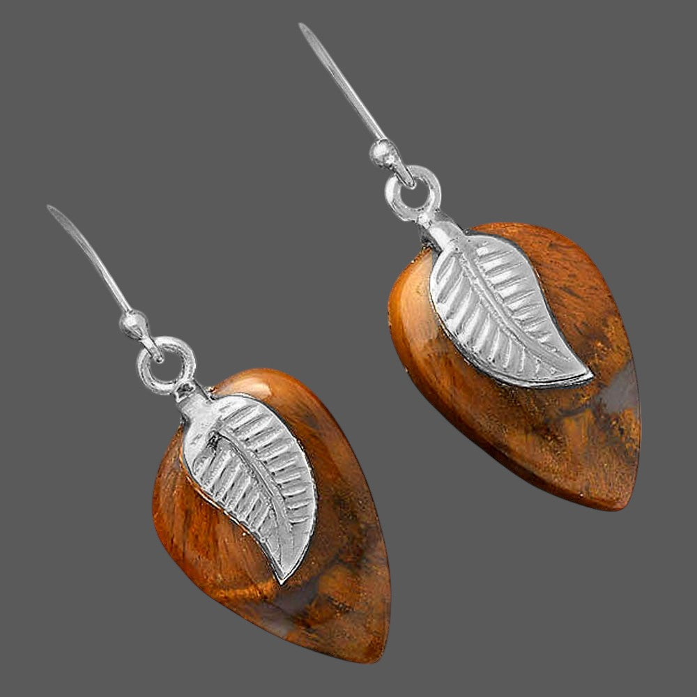 Natural Sandalwood Earrings E-1137 SDE87741