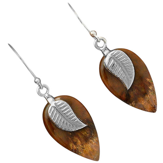 Natural Sandalwood Earrings E-1137 SDE87744