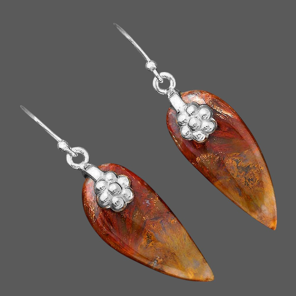 Natural Sandalwood Earrings E-1137 SDE87747