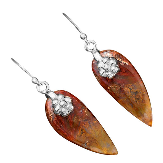 Natural Sandalwood Earrings E-1137 SDE87747