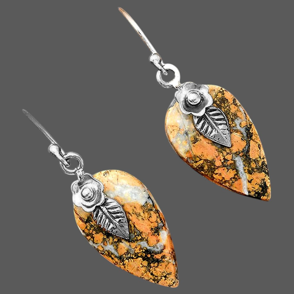 Natural Maligano Jasper - Indonesia Earrings E-1137 SDE87770