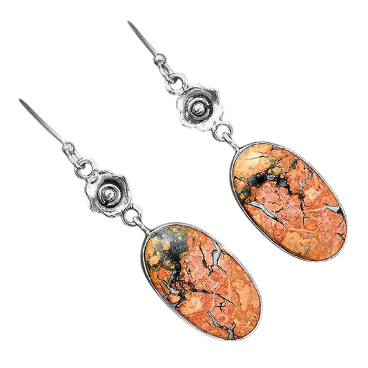 Natural Maligano Jasper - Indonesia Earrings E-1237 SDE87772