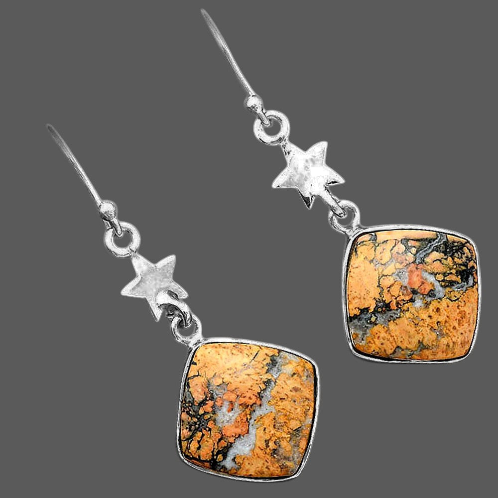 Natural Maligano Jasper - Indonesia Earrings E-1094 SDE87773