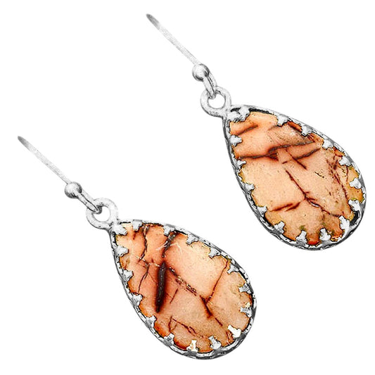 Natural Indian Paint Gemstone Earrings E-1113 SDE87811