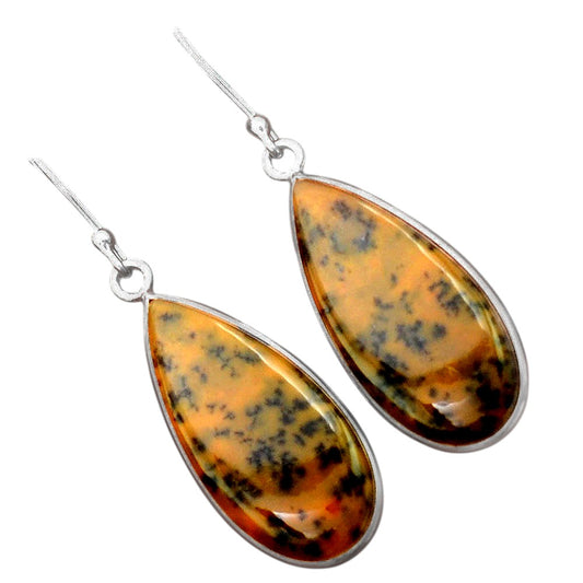 Natural Amethyst Sage Agate - Nevada Earrings E-1001 SDE87855