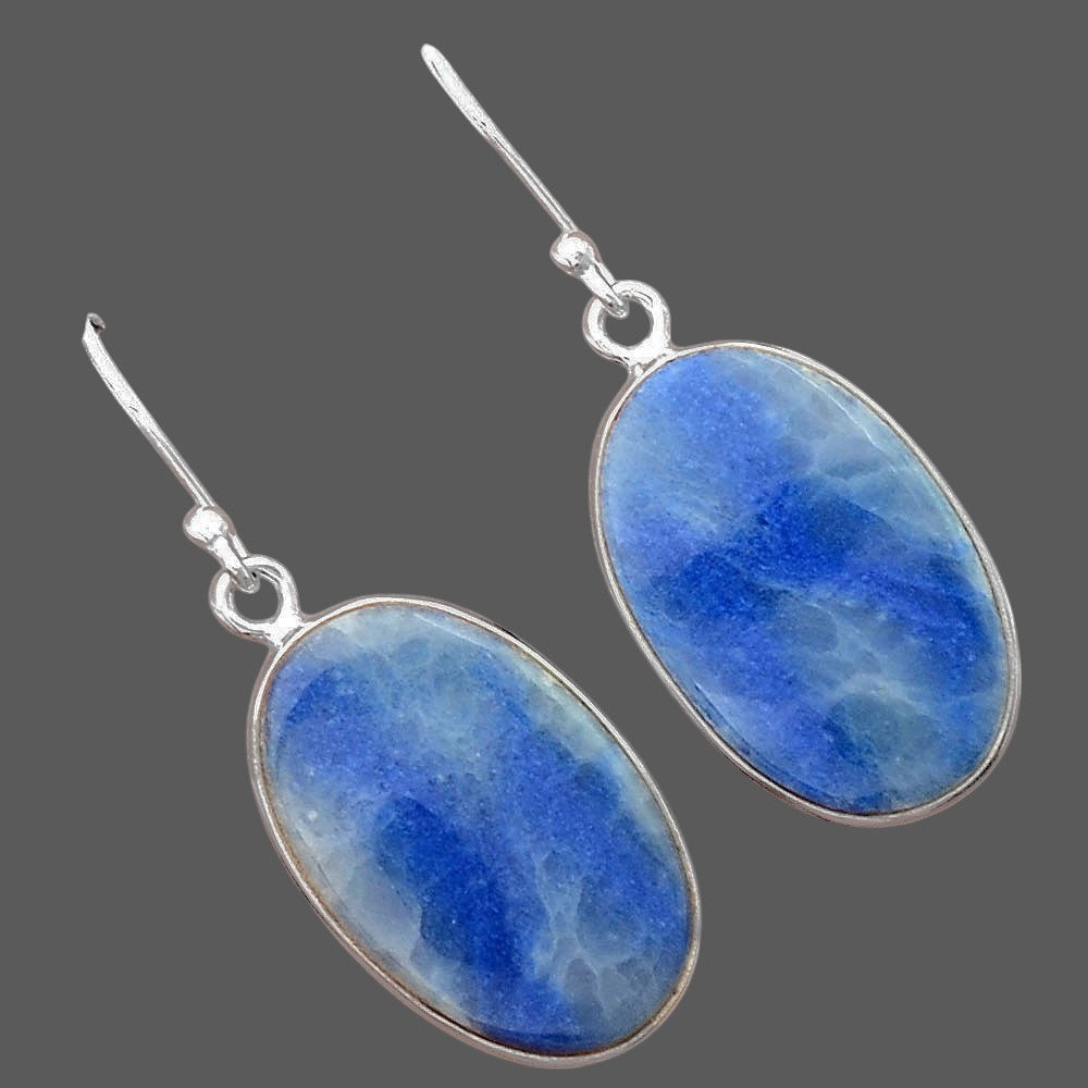 Natural Dumortierite Quartz Earrings E-1001 SDE87873