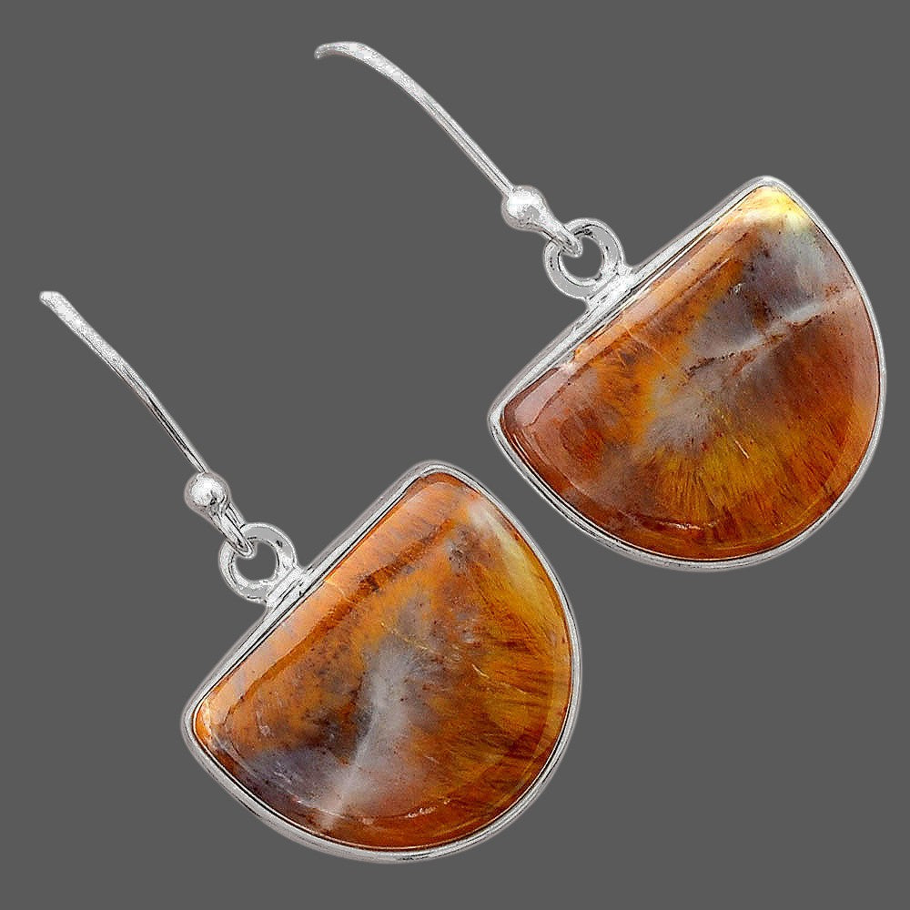 Natural Sandalwood Earrings E-1001 SDE87936