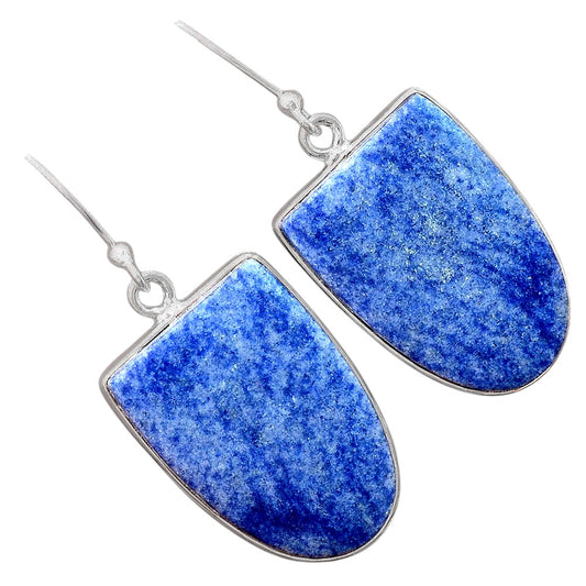 Natural Dumortierite Quartz Earrings E-1001 SDE87939