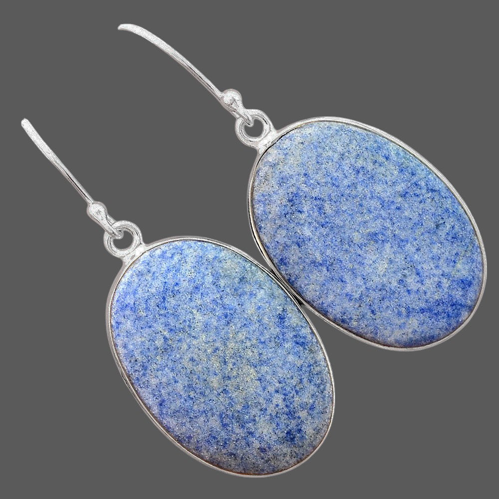 Natural Dumortierite Quartz Earrings E-1001 SDE87942