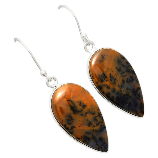 Natural Amethyst Sage Agate Earrings E-1001 SDE87958