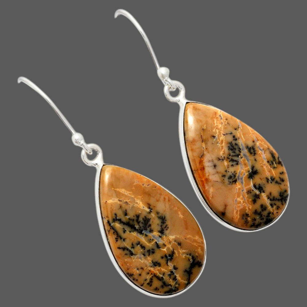 Natural Amethyst Sage Agate Earrings E-1001 SDE87959