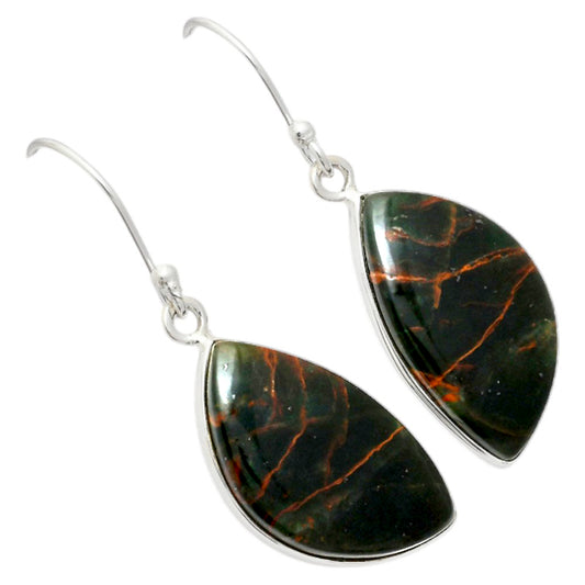 Turkish Rainforest Chrysocolla Earrings E-1001 SDE87966