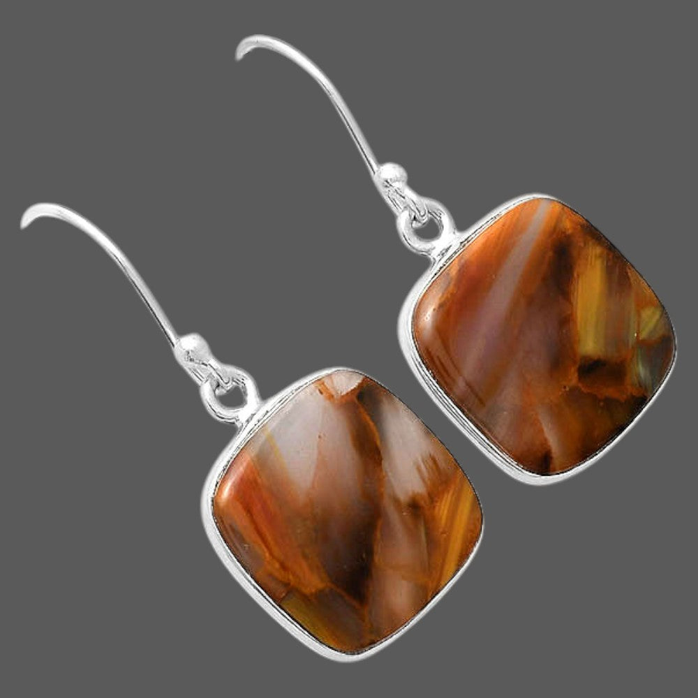 Natural Pietersite Earrings E-1001 SDE87981