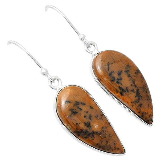 Natural Amethyst Sage Agate Earrings E-1001 SDE87982