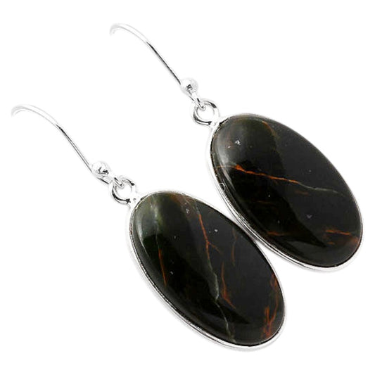 Turkish Rainforest Chrysocolla Earrings E-1001 SDE87988