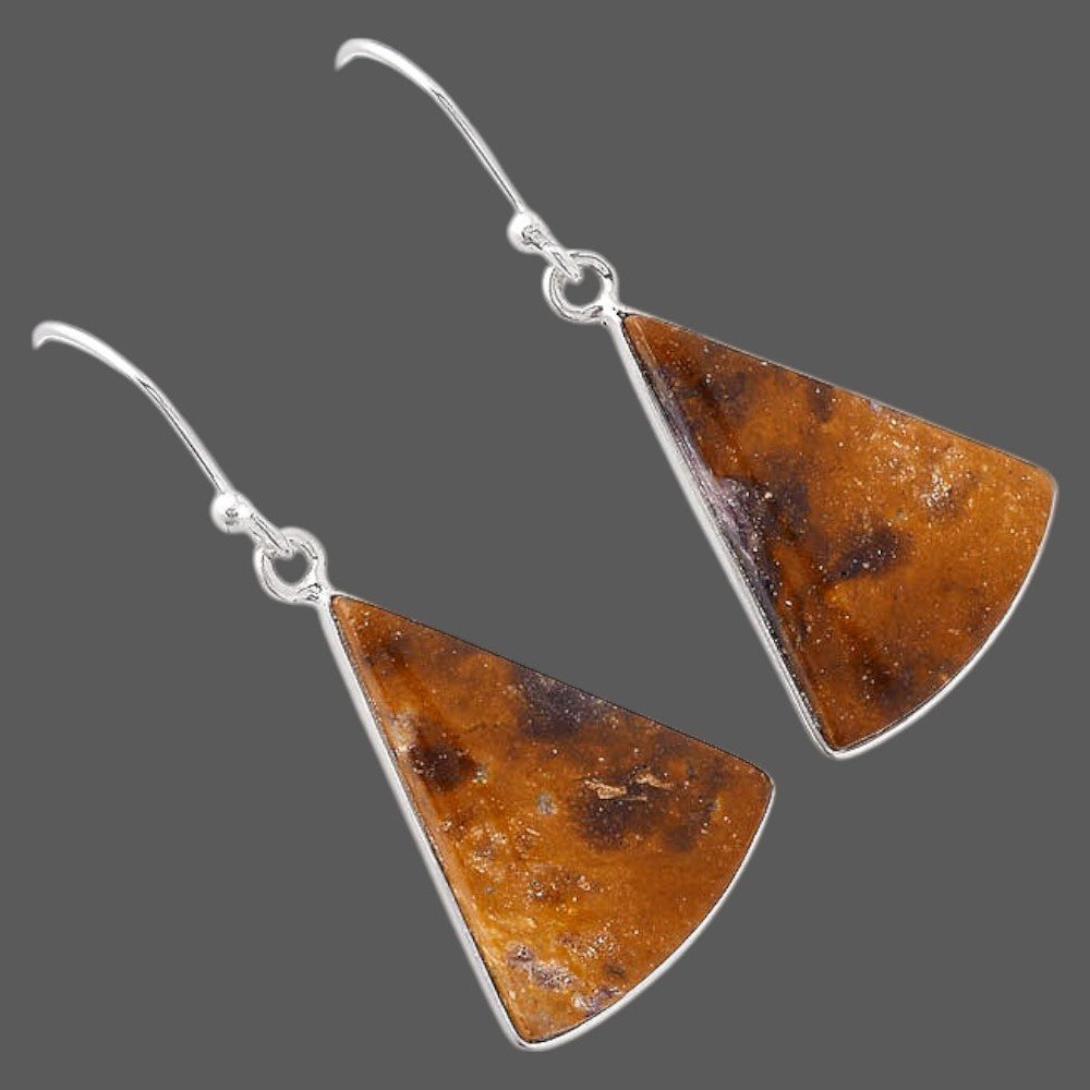 Natural Indian Blanket Jasper Earrings E-1001 SDE87996