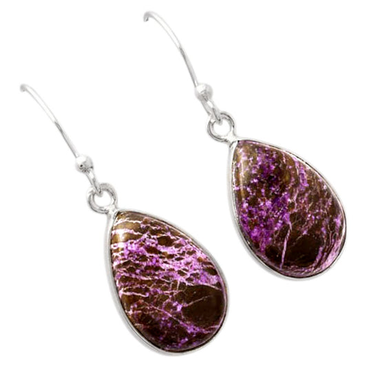 Natural Purpurite - South Africa Earrings E-1001 SDE88038